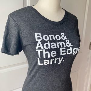 NEW U2 ladies tri-blend short sleeve tee